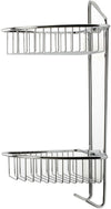 Alfi brand Corner Shower Shelf, Polished Chrome