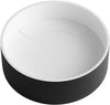 Round Resin Sink, Matte Black