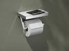 Keuco Reva Collection Toilet Paper Holder with Shelf - 2 Fnishes